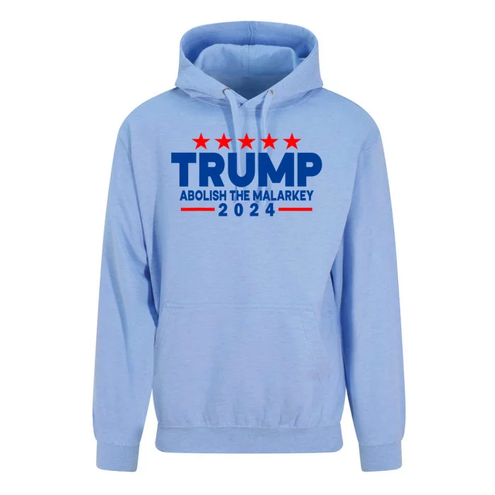 Trump 2024 Abolish The Malarkey Unisex Surf Hoodie