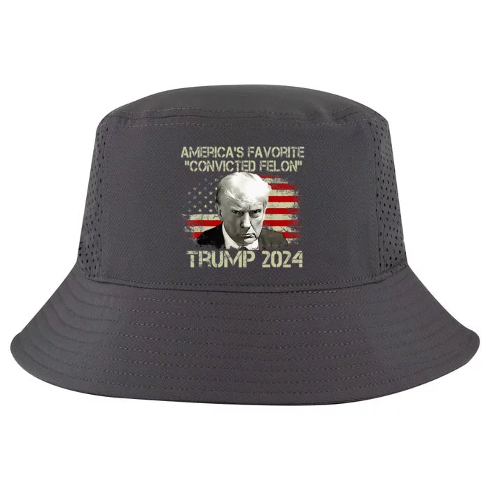 Trump 2024 AmericaS Favorite Convicted Felon Cool Comfort Performance Bucket Hat