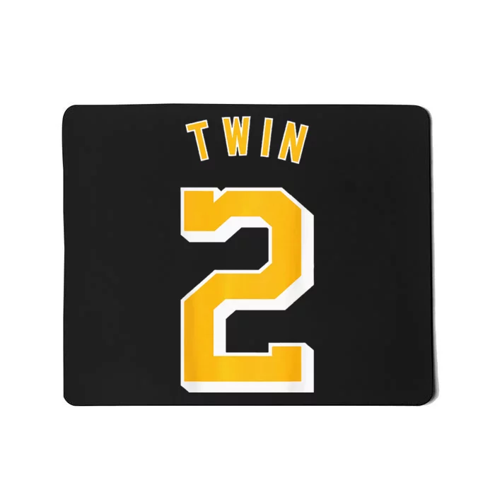 Twin 2 And Twin 1 Matching Mousepad