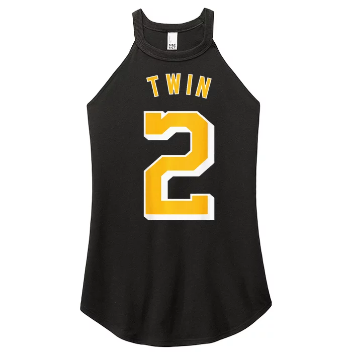 Twin 2 And Twin 1 Matching Women’s Perfect Tri Rocker Tank