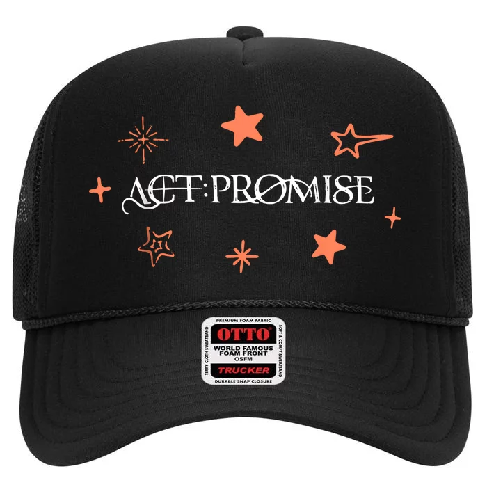 Txt 2024 Act Promise Tomorrow X Together High Crown Mesh Trucker Hat