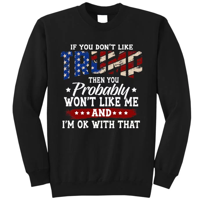 Trump 2024 American Flag Trump 2024 Sweatshirt