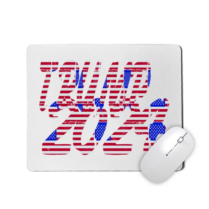 Trump 2024 American Grunge Style Mousepad