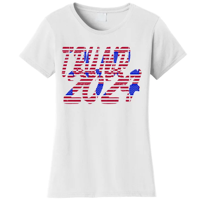 Trump 2024 American Grunge Style Women's T-Shirt