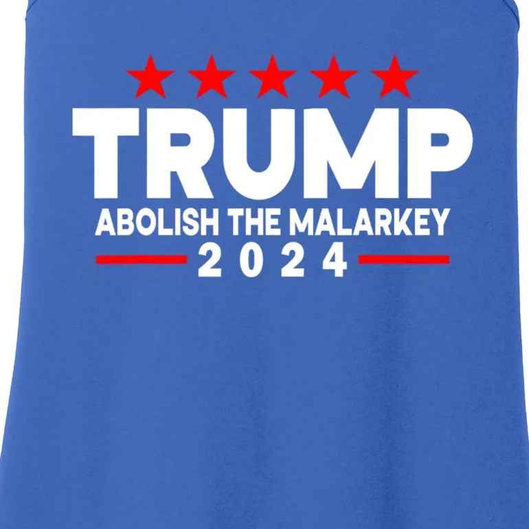 Trump 2024 Abolish The Malarkey Ladies Essential Tank