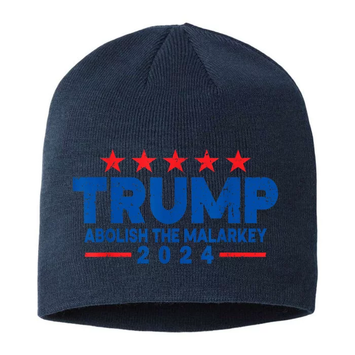 Trump 2024 Abolish The Malarkey 8 1/2in Sustainable Knit Beanie