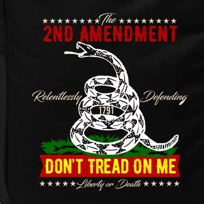 The 2nd Amendment Dont Tread On Me Gadsden Flag Impact Tech Backpack