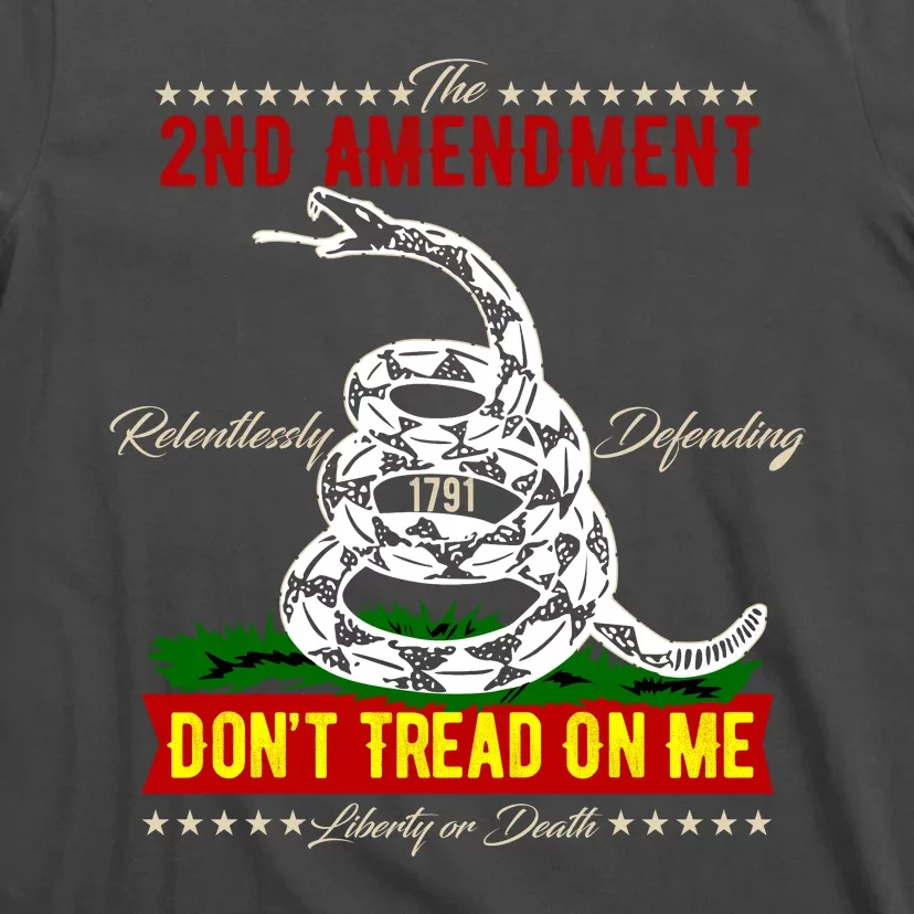 The 2nd Amendment Dont Tread On Me Gadsden Flag T-Shirt