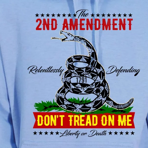 The 2nd Amendment Dont Tread On Me Gadsden Flag Unisex Surf Hoodie