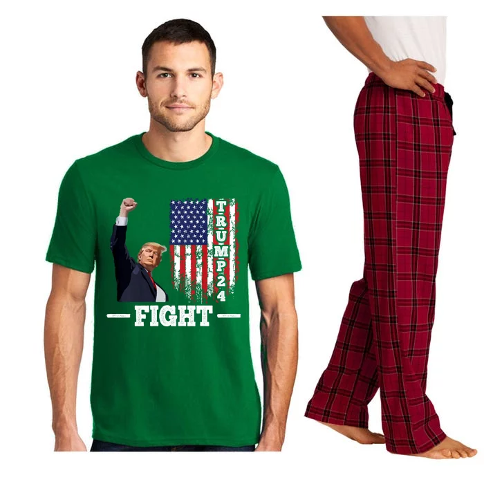 Trump 2024 Assasination Butler Pennsylvania Trump Fight Pajama Set