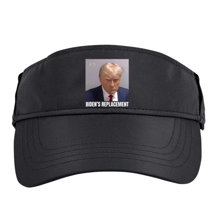 Trump 2024 BidenS Replacement Dark Maga Never Surrender Adult Drive Performance Visor