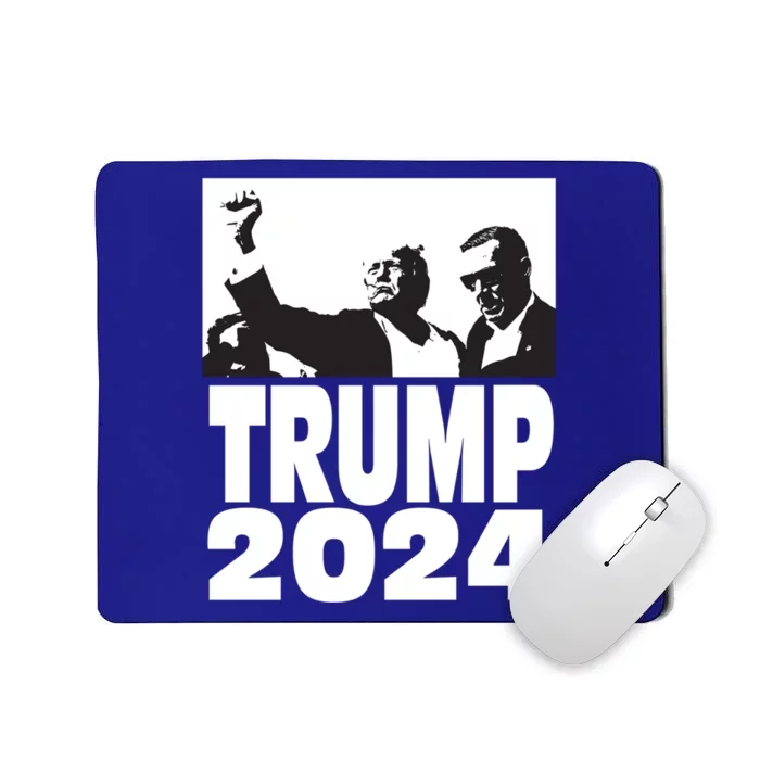 Trump 2024 Bulletproof Teflon Don Rally Shooting Fist Pump Cool Gift Mousepad