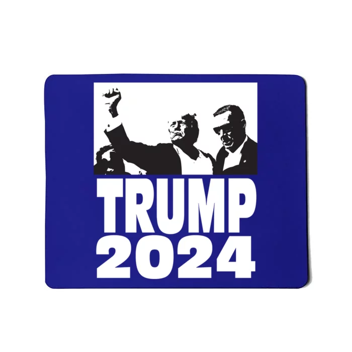 Trump 2024 Bulletproof Teflon Don Rally Shooting Fist Pump Cool Gift Mousepad