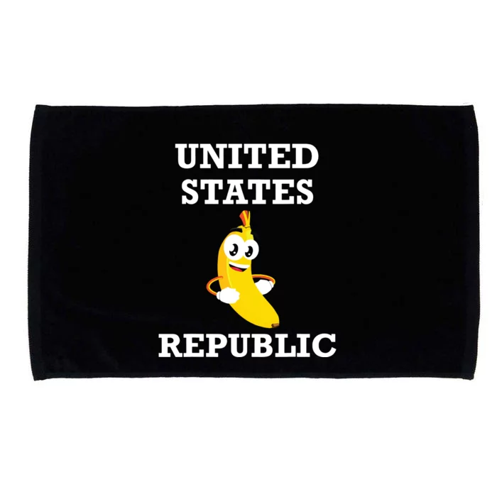 Trump 2024 Banana Biden Republic America Satire Republican Microfiber Hand Towel