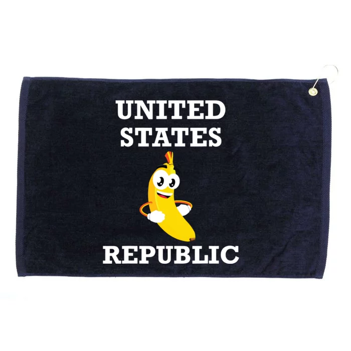 Trump 2024 Banana Biden Republic America Satire Republican Grommeted Golf Towel