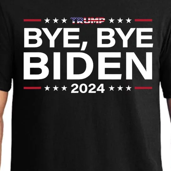 Trump 2024 Bye Bye Biden Dropped Out Election Funny Pajama Set