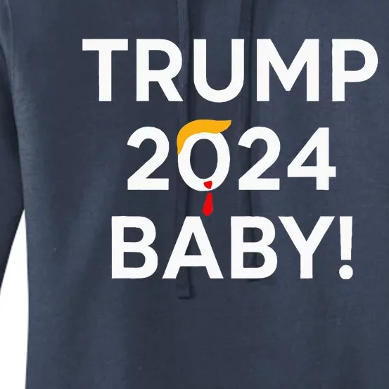 Trump 2024 Baby Women's Pullover Hoodie