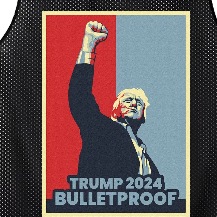 Trump 2024 Bulletproof Mesh Reversible Basketball Jersey Tank