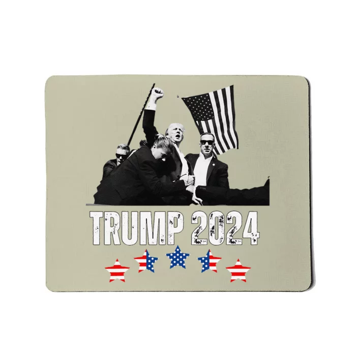 Trump 2024 Bulletproof Teflon Don Rally Shooting First Pump Mousepad