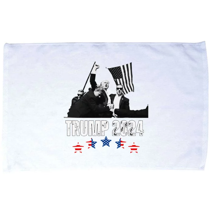 Trump 2024 Bulletproof Teflon Don Rally Shooting First Pump Microfiber Hand Towel