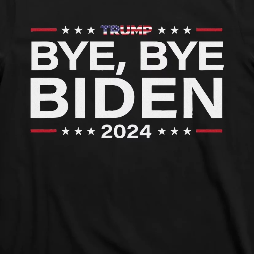 Trump 2024 Bye Bye Biden Dropped Out Election Funny T-Shirt