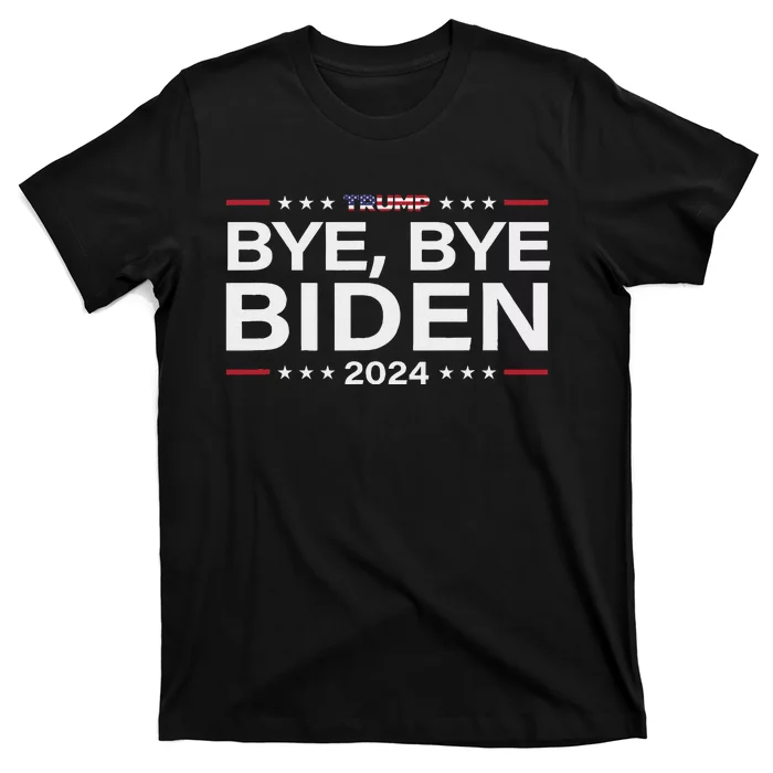 Trump 2024 Bye Bye Biden Dropped Out Election Funny T-Shirt