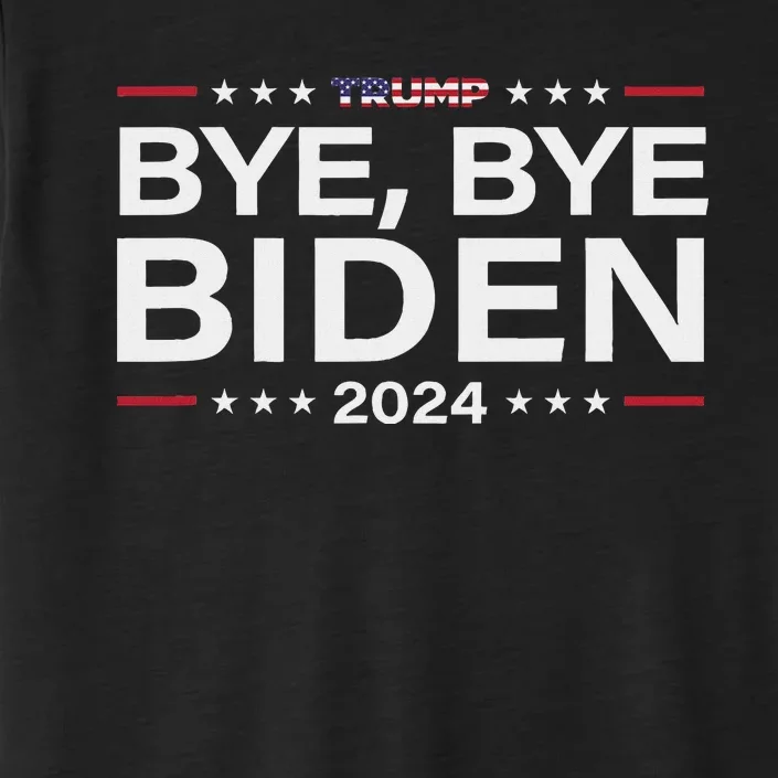 Trump 2024 Bye Bye Biden Dropped Out Election Funny ChromaSoft Performance T-Shirt