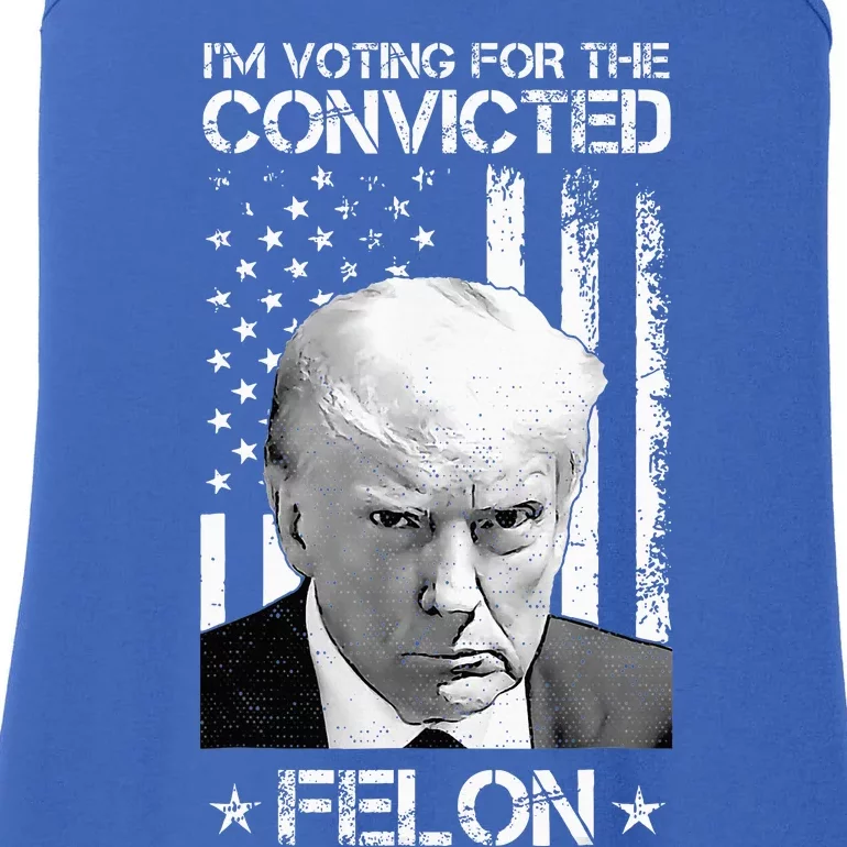 Trump 2024 Convicted Felon Ladies Essential Tank