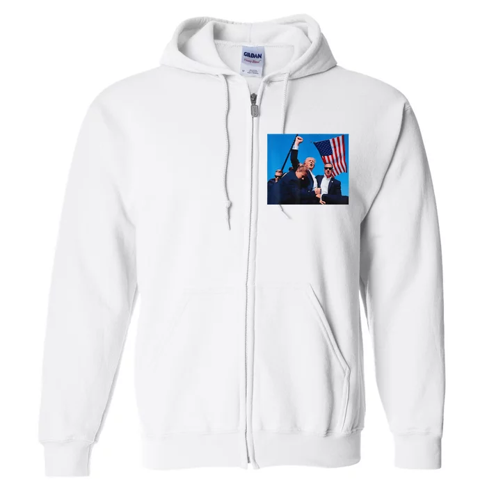 Trump 2024 Convicted Felon IM Voting Convicted Felon 2024 Full Zip Hoodie