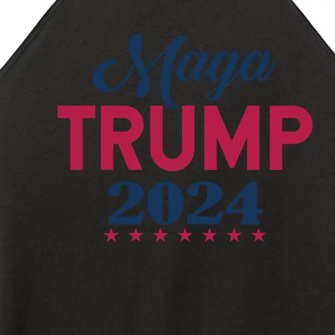 Trump 2024 Campaign Graphics Women’s Perfect Tri Rocker Tank