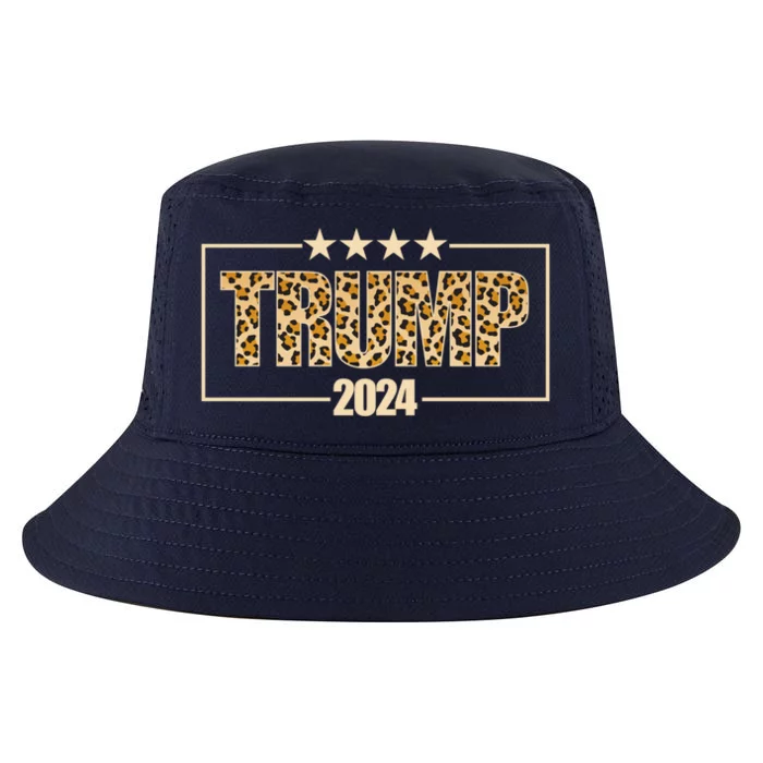 Trump 2024 Cheetah Gift Cool Comfort Performance Bucket Hat