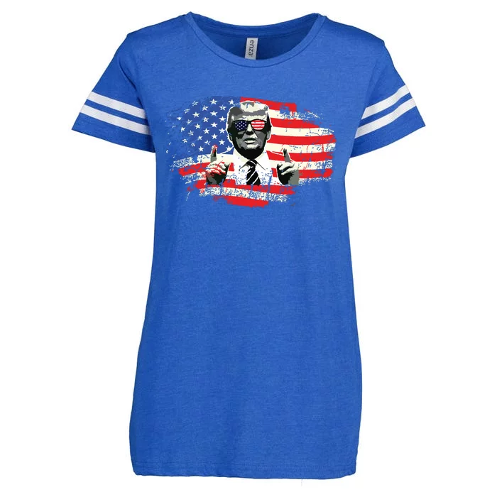 Trump 2024 Convicted Felon Im Voting Convicted Felon 2024 Enza Ladies Jersey Football T-Shirt