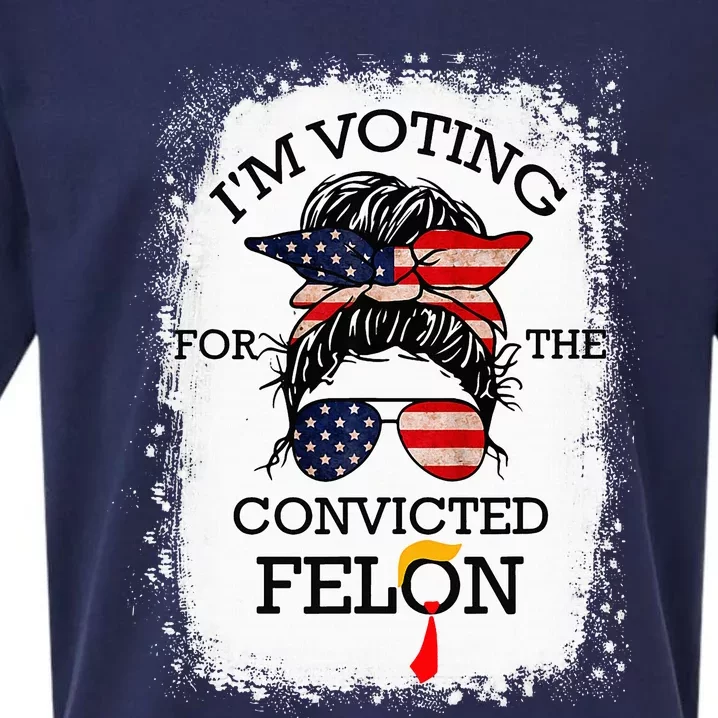 Trump 2024 Convicted Felon IM Voting Convicted Felon 2024 Sueded Cloud Jersey T-Shirt