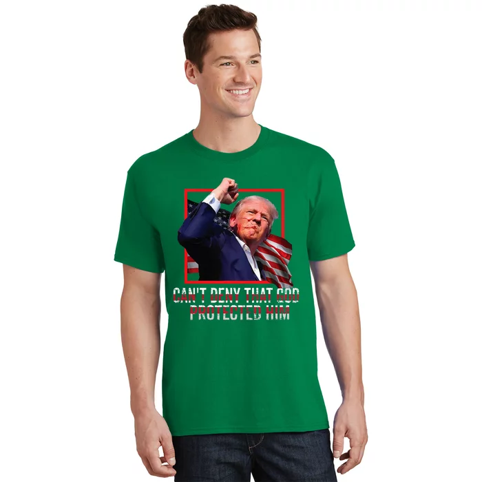 Trump 2024 CanT Deny That God Protected Him T-Shirt