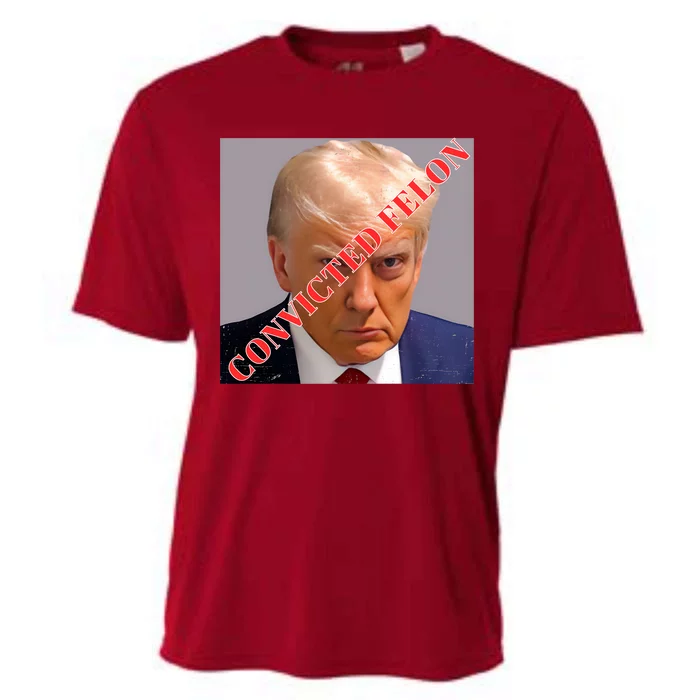 Trump 2024 Convinced Felon Cooling Performance Crew T-Shirt