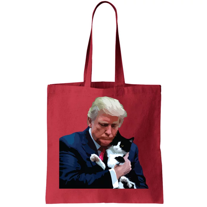 Trump 2024 Cat Maga Funny Trump Cat Tote Bag