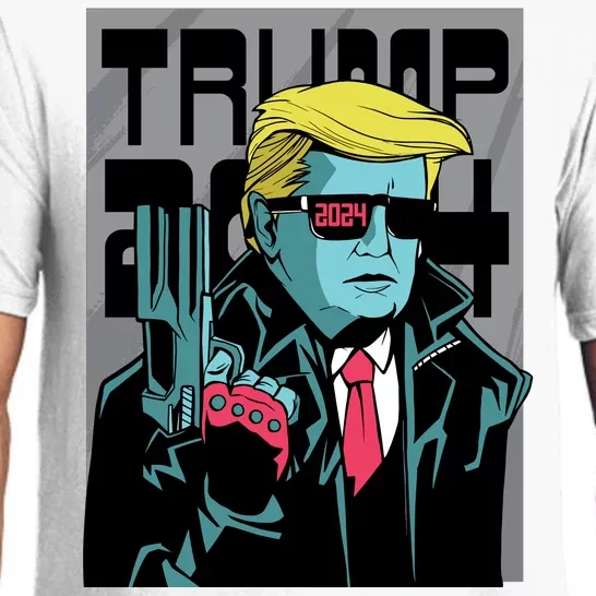 Trump 2024 Comic Cover Pajama Set