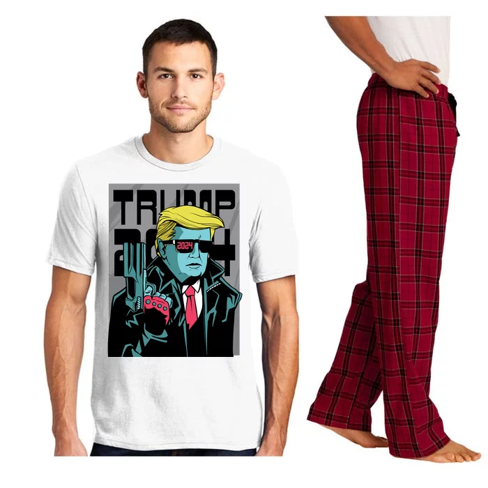 Trump 2024 Comic Cover Pajama Set