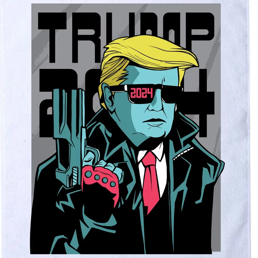 Trump 2024 Comic Cover Platinum Collection Golf Towel