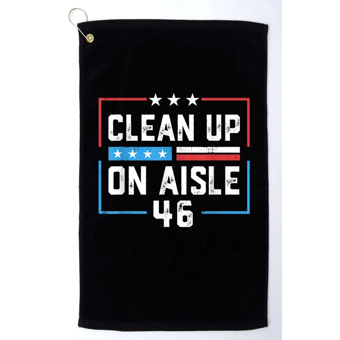 Trump 2024 Clean Up On Aisle 46 Platinum Collection Golf Towel