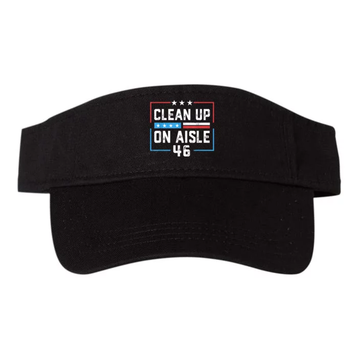 Trump 2024 Clean Up On Aisle 46 Valucap Bio-Washed Visor