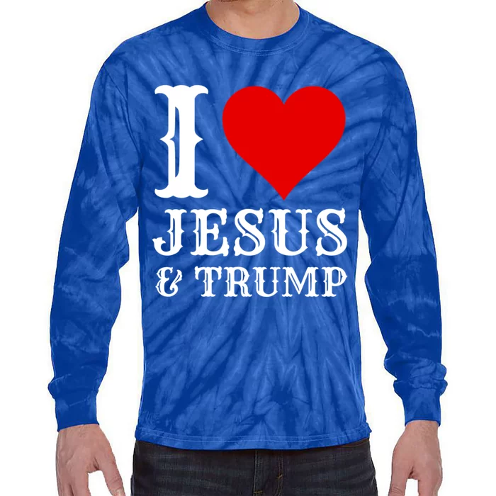 Trump 2024 Comeback Silent Christian Republican Majority Gift Tie-Dye Long Sleeve Shirt