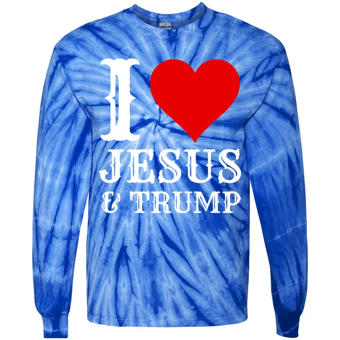 Trump 2024 Comeback Silent Christian Republican Majority Gift Tie-Dye Long Sleeve Shirt