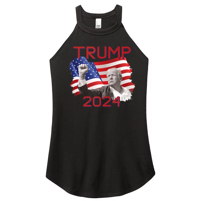 Trump 2024 Campaign Women’s Perfect Tri Rocker Tank