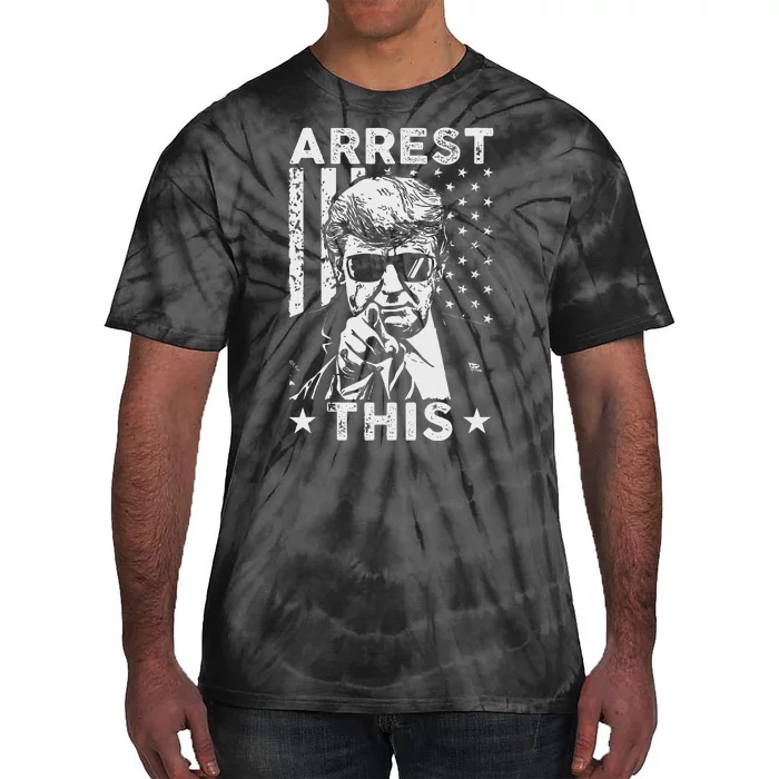 Trump 2024 Convicted Felon Humor For Supporters Tie-Dye T-Shirt