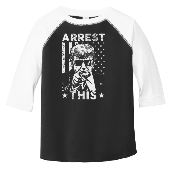 Trump 2024 Convicted Felon Humor For Supporters Toddler Fine Jersey T-Shirt