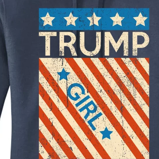 Trump 2024 Cute Gift Women's Pullover Hoodie