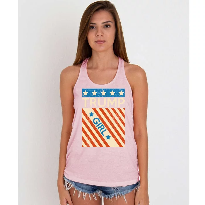 Trump 2024 Cute Gift Women's Knotted Racerback Tank