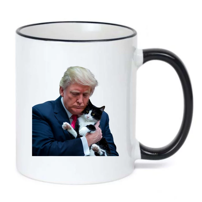 Trump 2024 Cat Maga Funny Trump Cat Black Color Changing Mug