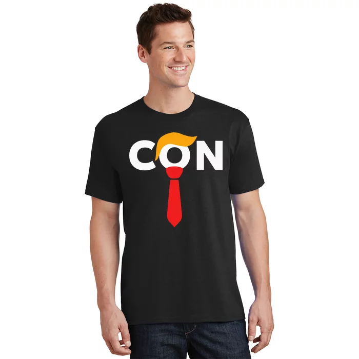 Trump 2024 Convicted Felon Don The Con T-Shirt